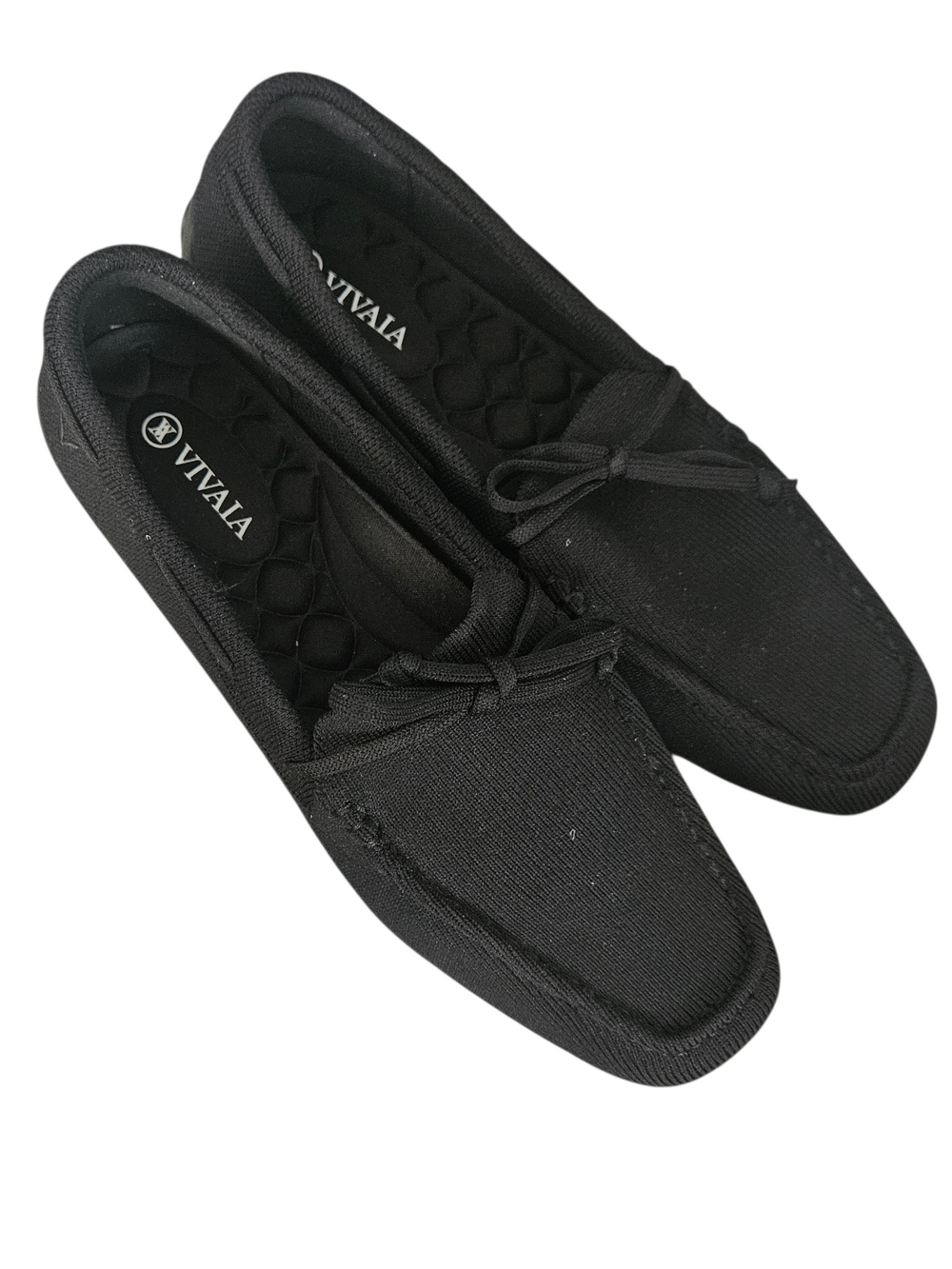 Vivaia Square Toe Everyday Black Slip-On Loafers Size 40/9 NWOT